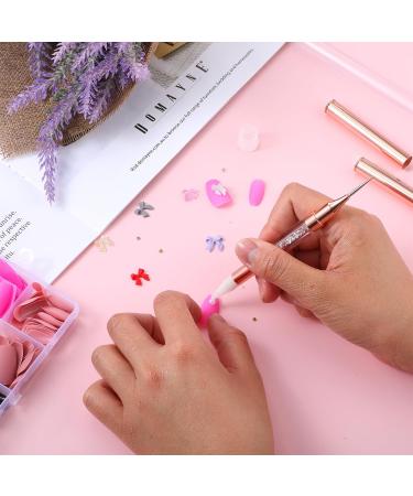 Prasacco 2 Pieces Nail Rhinestone Picker Wax Pencil for Rhinestones Rhinestone Picker Dotting Tool Nail Dotting Pen Dual End Rhinestone Applicator for Beads Stones Gems Crystals Studs Picker(White) - Buy Online on GoSupps.com