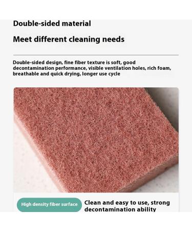 Sponges for Cleaning Water Absorbent Dish Scrubber Sponge Kitchen Scrubbing Sponges - Compact Dish Cleaning Sponge Sponge Scrubber for Tableware Furniture - Buy Online on GoSupps.com