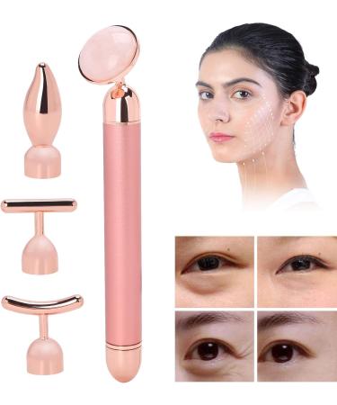4 in 1 Facial Massager Vibration Face Lifting & Firming Tool for Youthful Skin | International Shipping - Buy Online on GoSupps.com