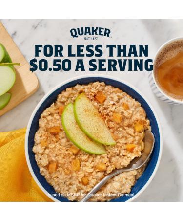 Quaker Instant Oatmeal Maple & Brown Sugar Packets - 48 Individual 1.51oz Packs - Buy Online on GoSupps.com