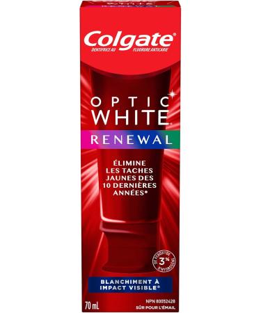 Colgate Optic White High Impact Whitening Toothpaste Minty Fresh Taste Enamel Safe Fluoride for Cavity Protection with Hydrogen Peroxide 70 mL Whitening 70 ml (Pack of 1) - Buy Online on GoSupps.com