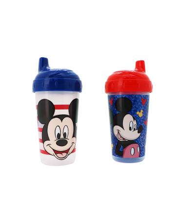 Cudlie Disney Baby Boy 2 Pack 10 Oz Hard Spout Sippy Cup for Toddler Cheesin Mickey