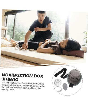Lurrose Moxibustion Kit for Waist & Belly - Copper Holder Cleaning Pads Portable Moxa Tank | International Shipping - Buy Online on GoSupps.com