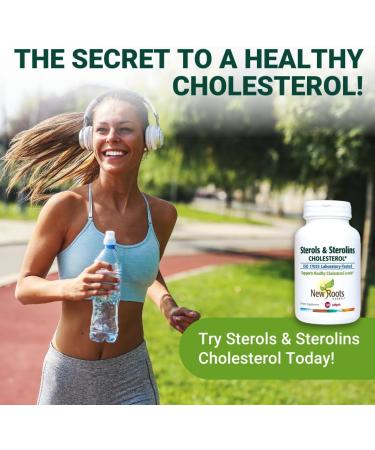 NEW ROOTS HERBAL Plant Sterols and Sterolins Supplement with Organic Flaxseed | Stanols or Phytosterols for Cholesterol Support with Source of Omega-3s (120 Softgels) - Buy Online on GoSupps.com