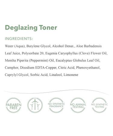 emerginC Deglazing Toner - Refreshing Eucalyptus & Peppermint Facial Toner for Oily Combination & Blemish-Prone Skin | 240 ml - Shop Internationally - Buy Online on GoSupps.com