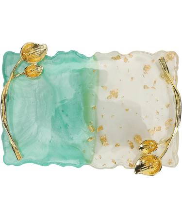  SyangKaitian Nail polish mixing palette - Color mixing tray - Gold rim - Resin nail holder - Resin nail art palette - Makeup tray - Boa - Buy Online on GoSupps.com