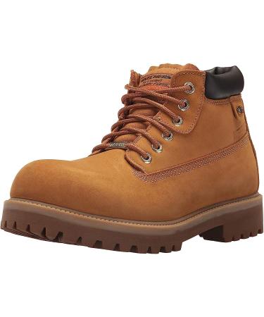 Skechers Men's Sargeants-Verdict Waterproof Boot 6.5 Dark Brown - Fashionably Rugged Footwear - Buy Online on GoSupps.com