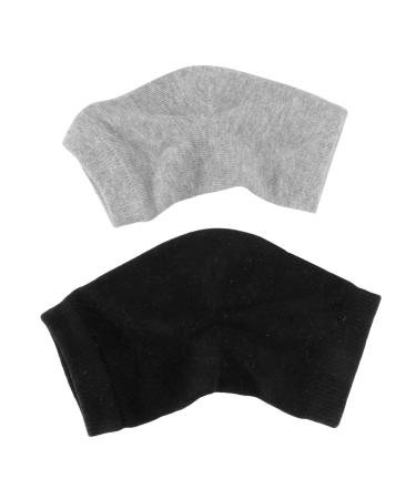 FOMIYES 2 Pairs Gel Heel Socks Original Socks Spa Socks Cracked Heels Spa Heel Socks Skin Moisturizing Socks Sleep Spa Socks Lining Infused Sock Cotton Socks Hydrating Men and Women