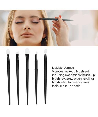 Buy Tyenaza 5-Piece Makeup Brush Set - Silicone Eye Shadow Eyebrow & Lip Brushes - Reusable & Portable Makeup Applicators - International Shipping Available - Buy Online on GoSupps.com