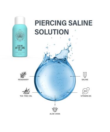 BASE LABORATORIES Ultimate Healing Piercing Aftercare Kit | Spray Keloid Treatment Oil & Cleaner Swabs - Saline Solution for Keloid Bump Removal - Buy Online on GoSupps.com