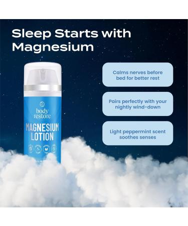 Body Restore Magnesium Lotion with Arnica & MSM Valentines Day Gifts for Her and Him, Sleep Support, Muscle & Joint Relief, Birthday Gifts for Women and Men, Travel Essentials Peppermint - Buy Online on GoSupps.com