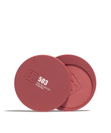 3ina 3INA MAKEUP The No-Rules Powder 503 Nude Pink 3-in-1 Compact Powder for Eyes Lips and Face Powder with Hyaluronic Acid and Ceramic Lightweight Formula Vegan Cruelty