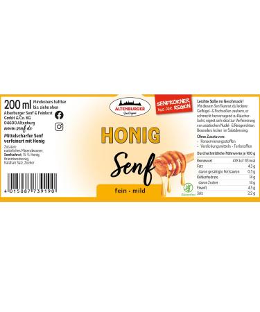Buy Honey Mustard 200ml Glass Jar - Premium Quality & International Shipping - Buy Online on GoSupps.com