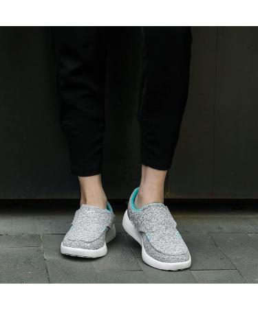OrthoComfoot Women s Slip-On Shoes for Plantar Fasciitis | Comfortable Orthopedic Sneakers with Arch Support | Grey Size 8 - Buy Online on GoSupps.com