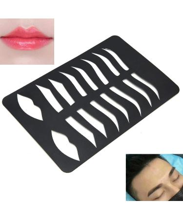 Professional Eyebrow Lip Stencils Kit for Perfect Shape | Makeup Shaper Set - Buy Online on GoSupps.com