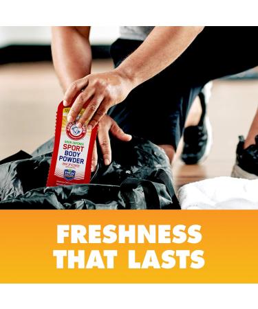 Arm & Hammer Sport Body Powder Powder for Men and Women Fresh Feeling Talc Free Aluminum Free Odor Defense with Baking Soda (3 Pack) 12 Ounce (Pack of 3) - Buy Online on GoSupps.com