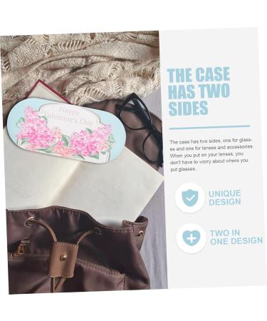 Solustrie Double-Lodged Glasses Case | Family Travel & Space-Saving Solution | Contact Lens Holder & Storage Box in Leather Puu - Buy Online on GoSupps.com