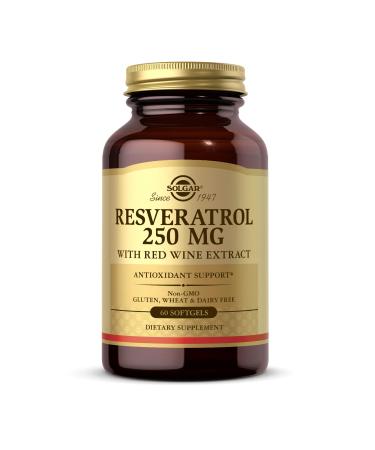 Solgar Resveratrol 250 mg 60 Softgels