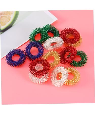 Partykindom 15pcs Fear Ring Set - Mini Toy Finger Rings for Kids | Acupressure Fiddle Toys for Relaxation & Sensory Play | International Shipping Available - Buy Online on GoSupps.com