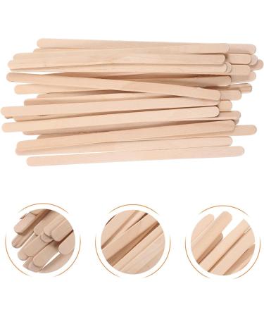 Nolitoy 100 Pcs Wax Stick Applicators - Wooden Spatula for Body Legs Face & Eyebrow Hair Removal - Buy Online on GoSupps.com