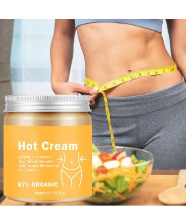 Yabauuop Fat Burning Cream Natural Sweat Cream Firming Tightening 100g Slimming Gel for Stomach Waist Workout Arm Sweating Body Women and Men - Buy Online on GoSupps.com