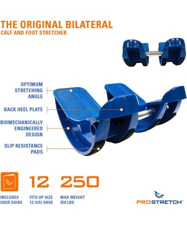 ProStretch Double Original Calf Stretcher & Foot Rocker for Plantar Fasciitis, Achilles Tendonitis, and Tight Calves - Made in USA - Buy Online on GoSupps.com