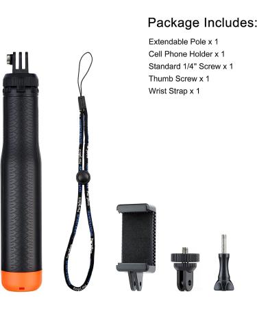 Waterproof Floating Selfie Stick Tripod for GoPro & Action Cameras - Buy Online on GoSupps.com