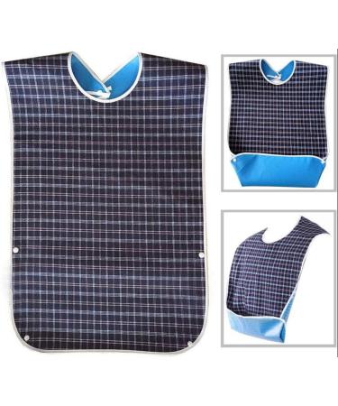 Adult Bibs Waterproof Eldly Bibs Washable Adult Mealtime Feeding Bibs Clothing Protector for Elderly Men Women