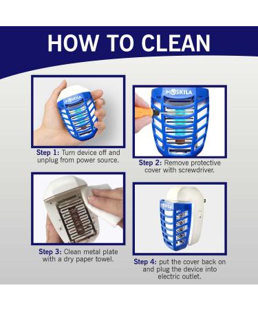 6 Packs Electric Fly Catcher - Indoor Bug Zapper - Bug Zapper Indoor Fruit Flies - Safe for Humans and Pets - Electronic Fly Trap Insect Killer - Portable Mosquito Killer - UV Light Insect Killer - Buy Online on GoSupps.com