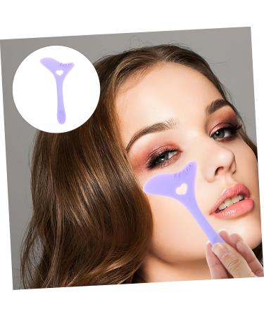 minkissy Eyeliner Stamp Silica Gel Eyelashes Protection Purple 12.00X6.00X0.50CM Purple - Buy Online on GoSupps.com