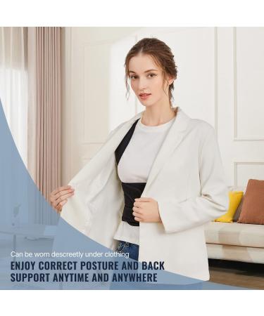 Adjustable Posture Corrector for Women and Men - Medium Size 34-41 Inch - Back Brace for Scoliosis, Hunchback, and Back Pain Relief - Buy Online on GoSupps.com