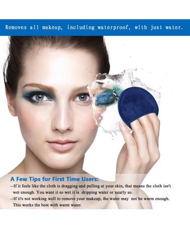 Kinhwa Slimming Pads - 14 Washable & Reusable Microfiber Makeup Remover Towels | Soft Sustainable Facial Cleaning Cloths - Buy Online on GoSupps.com