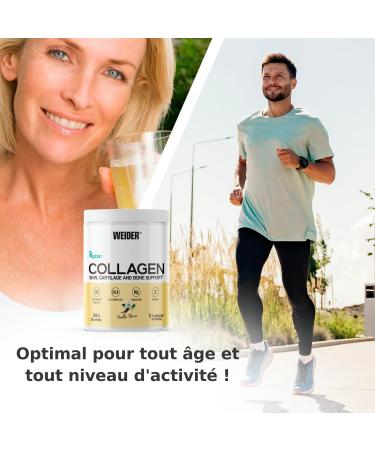 Weider Collagen (300g) Vanilla Flavor Hydrolyzed Collagen Peptides Type I Powder 100% Peptan with Hyaluronic Acid Magnesium Vitamin C Sugar Free For Skin Cartilage Bone & Hair - Buy Online on GoSupps.com