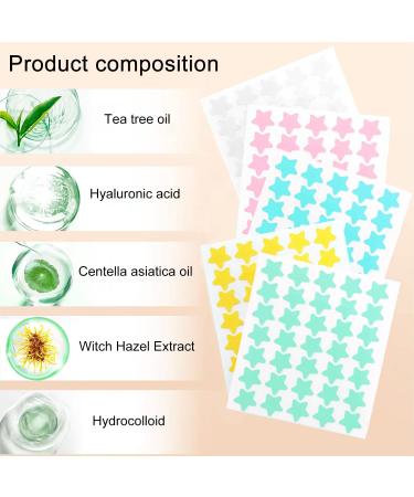 200PCS Patch Boutons Acne Patch Acne Pimple Anti-Acn toile Imperm able Autocollants Hydrocollo de Gu rison Rapide et Traitement des Cicatrices d'Acn Star - Buy Online on GoSupps.com