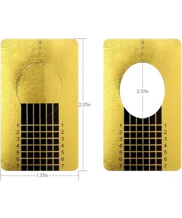 Buy Nail Stencils for Gel Nails - Self-Adhesive Modeling Stencils (100 Pieces) - Ideal for Nail Extensions - International Shipping Available - Buy Online on GoSupps.com