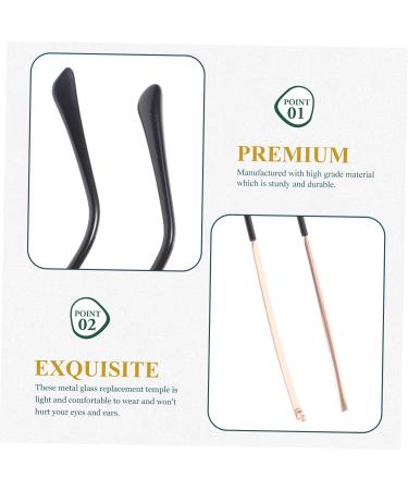 Lurrose 9-Pair Metal Sunglass Repair Set - Protective Glasses with Spare Arms in 3 Colors | International Shipping - Buy Online on GoSupps.com