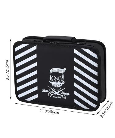 Shop No LIFE Fashionable Skull-Pattern Hairdressing Bag - Professional Tool Organizer for Scissors & Supplies | International Shipping Available - Buy Online on GoSupps.com