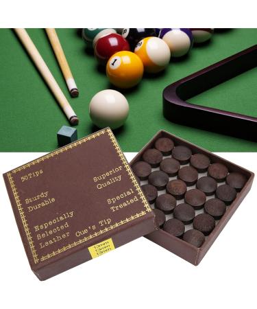  Grcfumo 1pc billiards pool cue tips slip on pool cue tips nine ball cue tips pool billiards cue tips replacement billiards accessories - Buy Online on GoSupps.com