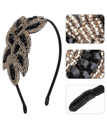 Sibba Women's 1920s Head Bands - Gold Rhinestones Bridal Hair Accessories - Buy Online on GoSupps.com