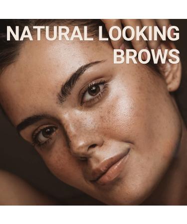 FENVIRN Eyebrow Stamp Kit - 20 Waterproof Stencils for Perfect Dark Brown Brows - Buy Online on GoSupps.com