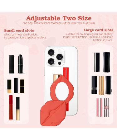  G n rique Phone Case with Lipstick Holder | Flexible Device with Mirror | Cute Lipstick Holder - For Home Travel Family Daughter Mother Friend - Buy Online on GoSupps.com