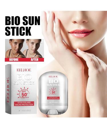Bio Sun Stick - Professional Sunscreen for Face & Body | Vitamin C Infused Moisture Retention & Redness Reduction | All Skin Types Protection - Buy Online on GoSupps.com