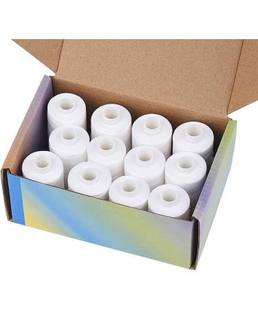 Simthread All Purposes 50s/3 Cotton Quilting Thread - 550 Yards Each (12 White) | Piecing Sewing Supplies - Buy Online on GoSupps.com