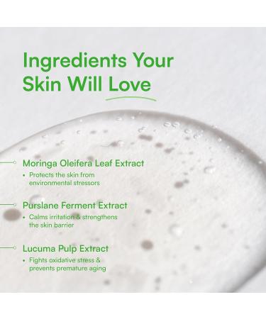 BRITTO SKIN Anti-Pollution Facial Serum Purslane & Moringa Leaf Extract All Skin Types Environmental Defense Fragrance-Free 97.85% Natural Ecocert Certified - Buy Online on GoSupps.com