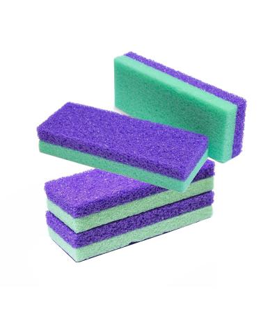 Maccibelle Salon Foot Pumice and Scrubber for Feet and Heels Callus and Dead Skins, Safely and Easily Eliminate Callus and Rough Heels (Pack of 4) 4 Count (Pack of 1)