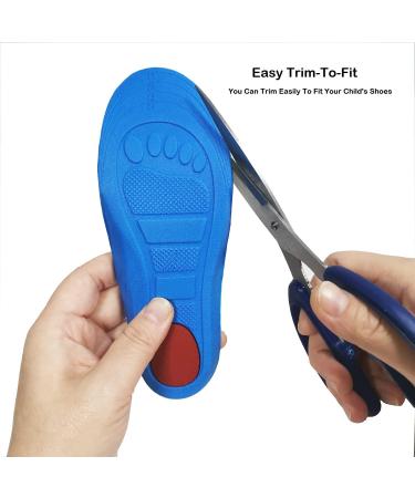Kids Arch Support Insoles - Shock Absorbing & Comfortable Inserts for Little Kids (Sizes 1-3) - Buy Online on GoSupps.com