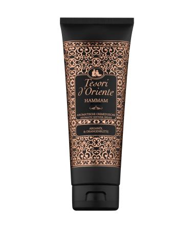 Tesori d'Oriente TESORI D'ORIENTE "Hammam" Shower Cream 1 x 250 ml aromatic shower gel with argan oil and orange blossom shower cream for body care a ritual for the body and senses