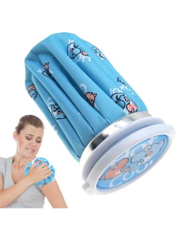 TOSIER Ice Bags for Injuries | Small Ice Bag Waterproof Wide Mouth Menstrual Hot Water Bag Ice Cold Bag Ice Packs for Physical Supplies