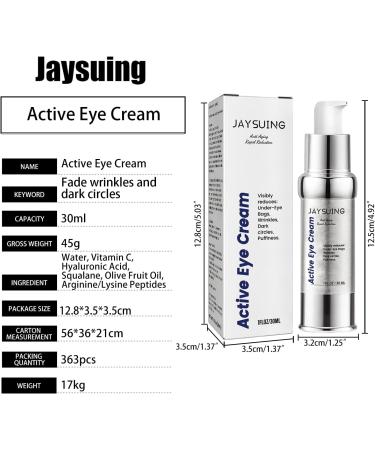 JAYSUING Eye Cream Against Dark Circles Active Ingredient Combination Kaluofan 2 Pieces Active Eye Cream Makes Dark Circles and Fade Symptoms Eliminates Fine Lines Eye Bags - Buy Online on GoSupps.com