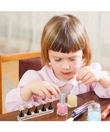 2 Sets Acrylic Nail Display Stand Nail Tip Practice Holder Magnetic Nail Practice Stand Fingernail DIY Nail Art Stand for False Nail Tip Manicure Tool Home Salon Use (Black) - Buy Online on GoSupps.com